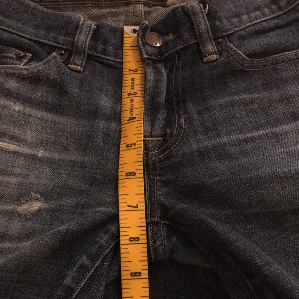 J. Crew Factory Hipslung Stretch Women's Blue Jeans Size 27 - Picture 12 of 12